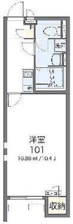 クレイノこもれびの物件間取画像